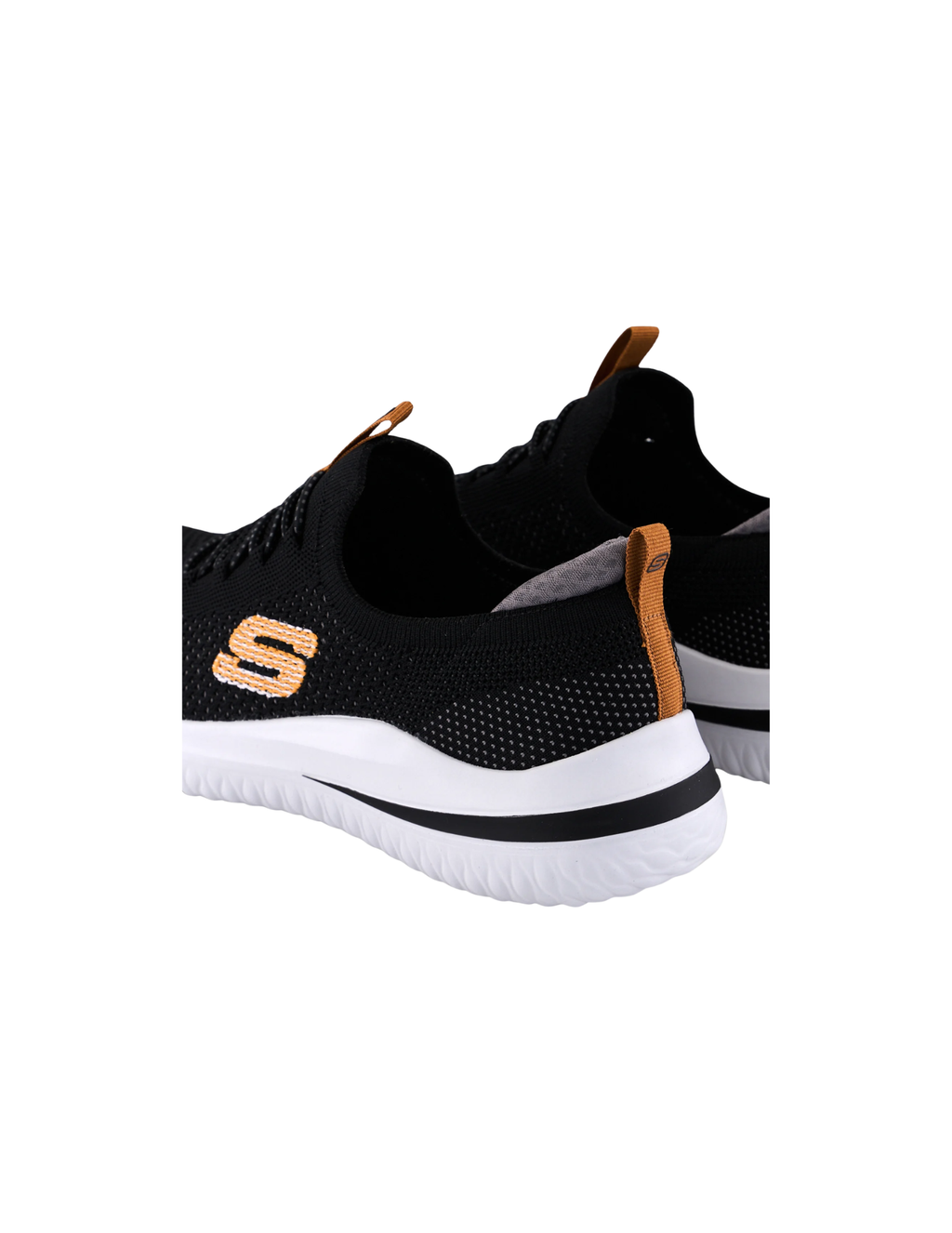 Skechers Delson 3.0 Mendon Memory Foam Slip-On Sneakers – Black – Men