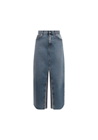 Gucci Horsebit Denim Maxi Skirt
