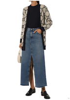 Gucci Horsebit Denim Maxi Skirt