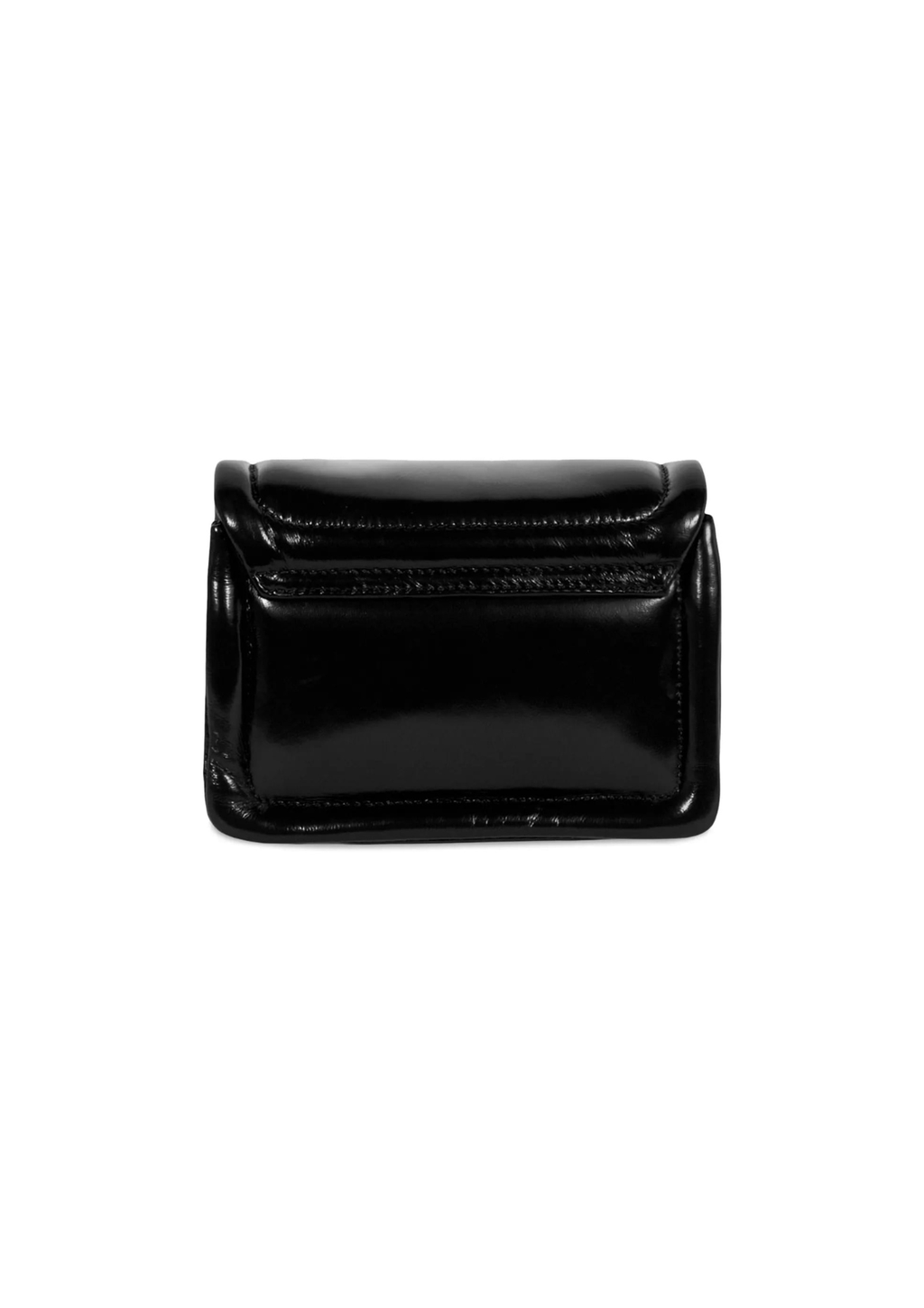 Moschino Couture Leather Logo Bag Black Women