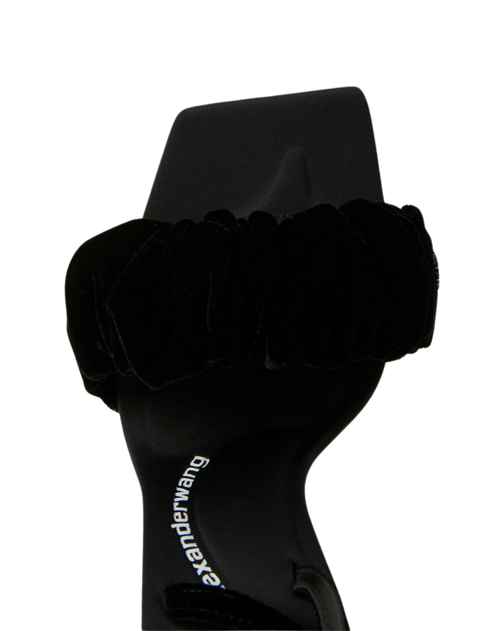 JULIE SCRUNCHIE ANKLE STRAP SANDAL