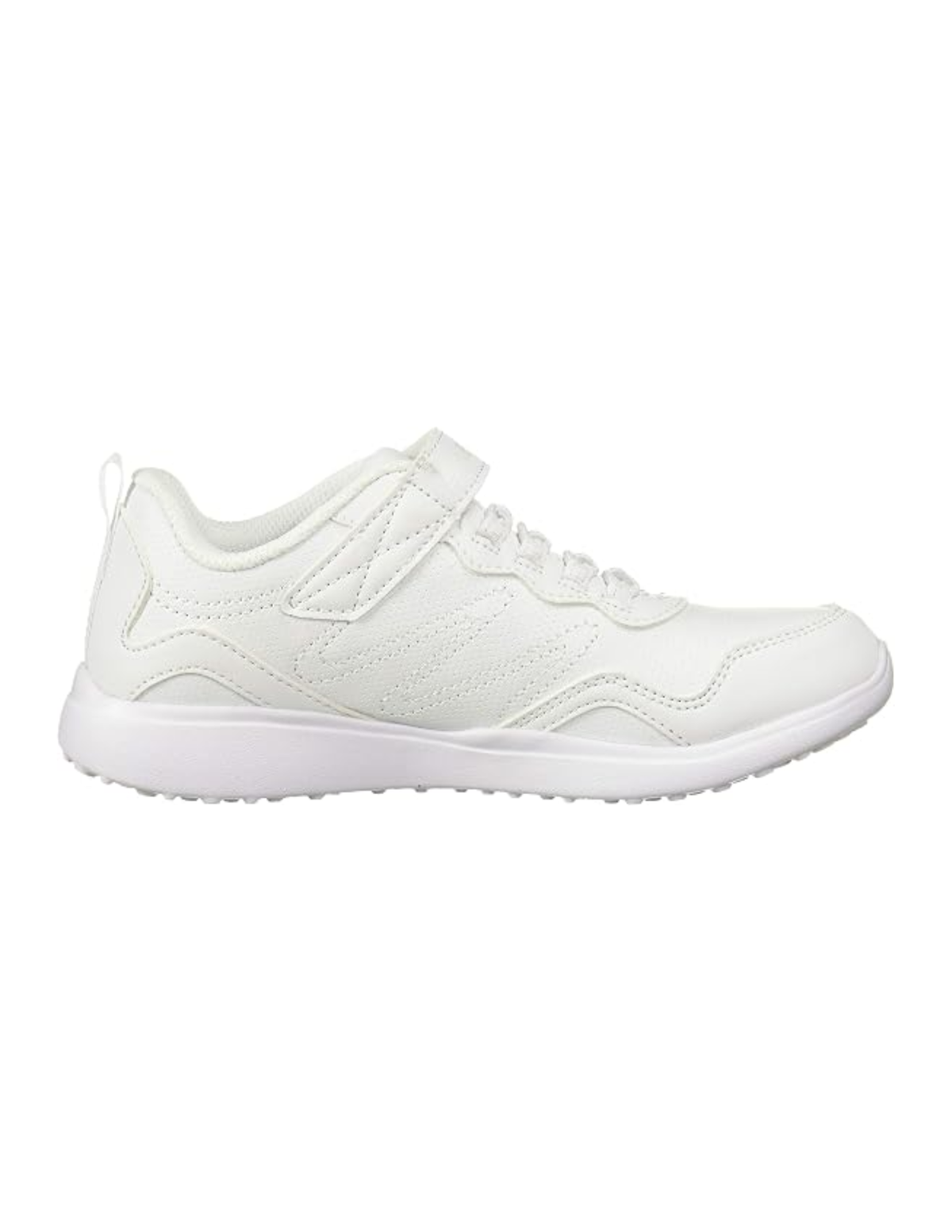 Skechers Microstrides School Sport Hook-and-Loop Sneakers – White – Kids