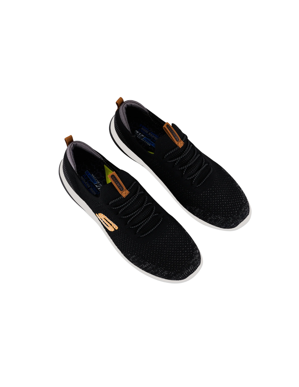 Skechers Delson 3.0 Mendon Memory Foam Slip-On Sneakers – Black – Men