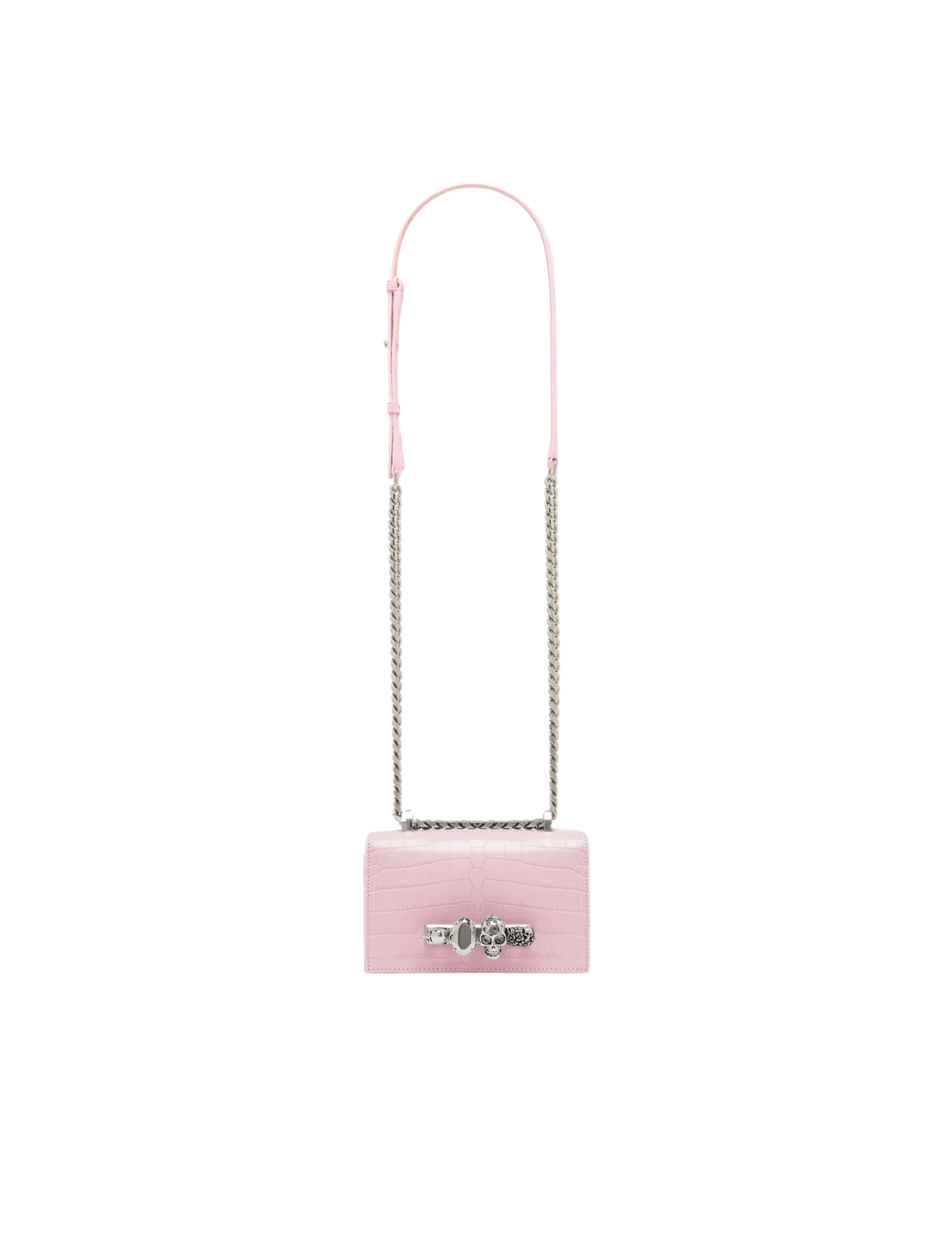 Alexander McQueen Mini Jewelled Satchel – Light Pink – Women