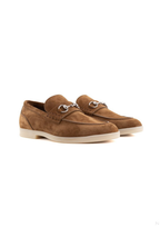 Gucci Men Jordan Loafer in Brown - front product view