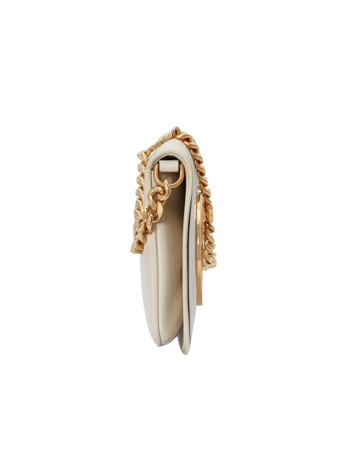 Gucci Blondie Leather Shoulder Bag with Interlocking G – White – Women