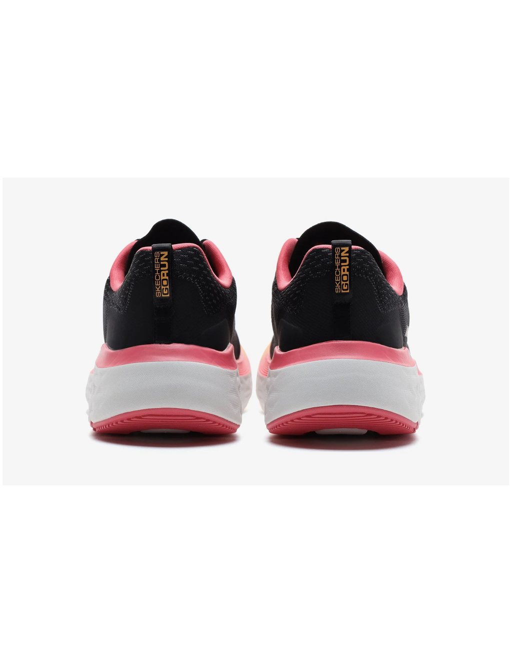 Skechers Max Cushioning Delta Goga Mat Running Shoes – Black / Hot Pink – Women