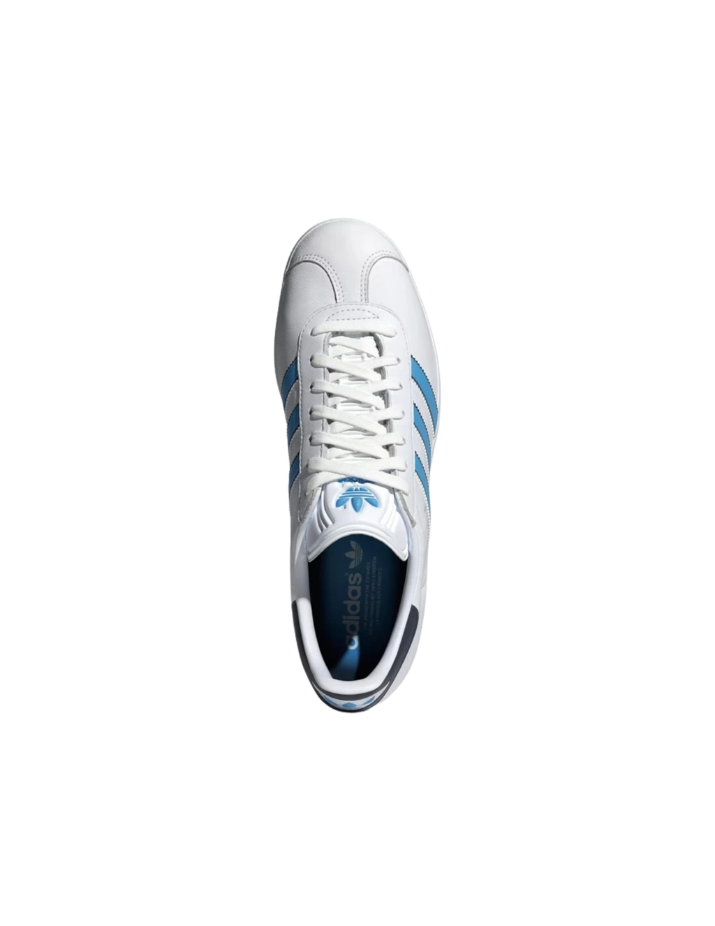 adidas Originals Gazelle Low-Top Sneakers – White & Blue – Unisex