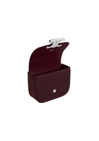 Celine Mini Chain Claude Shiny Calfskin Crossbody Bag – Deep Burgundy – Women