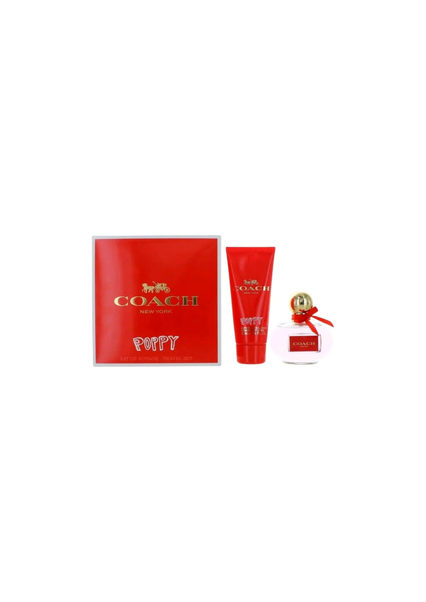 Coach Poppy Eau de Parfum Gift Set 100ml + Body Lotion 100ml – Women