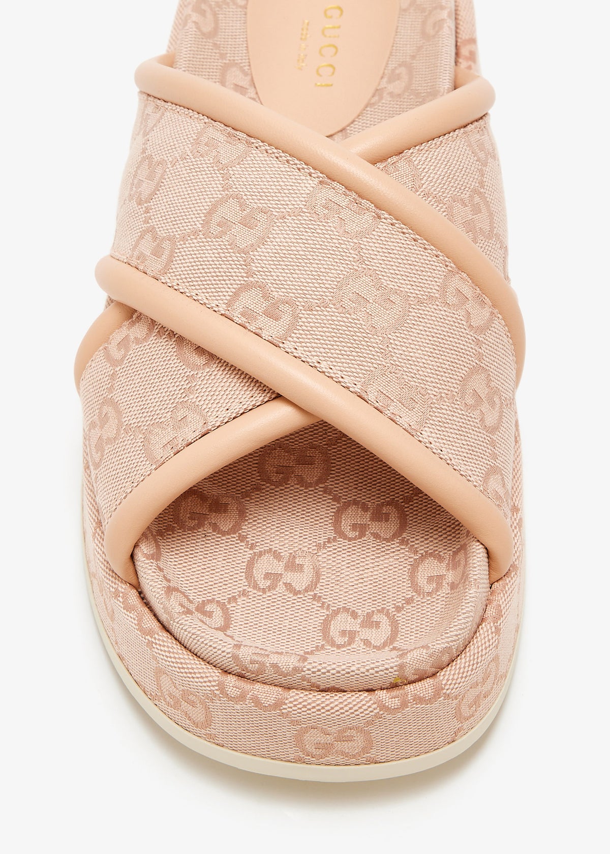 Women's GG Platform Sandal in Light Pink - product view 4