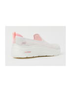 Skechers GO WALK Hyper Burst Goga Mat Slip-On Walking Shoes – White / Pink – Women