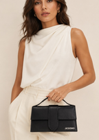 Jacquemus Le Grand Bambino Hand Bag Black/Silver Women