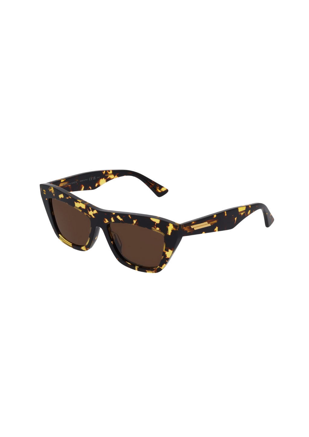 Bottega Veneta BV1143S-002 Havana brown sunglasses detail view
