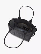 Marc Jacobs The Leather Medium Tote Bag – Full-Grain Leather – Wolf Grey – Women