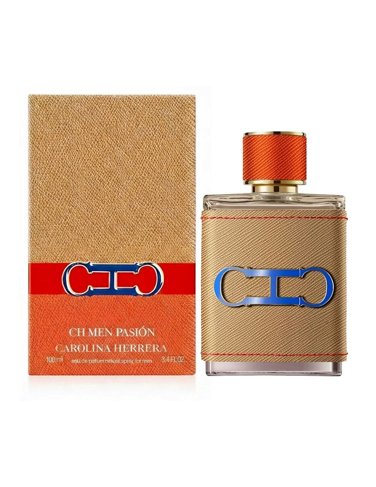 Carolina Herrera Pasión Eau de Parfum 100ml – Men – bottle and packaging view