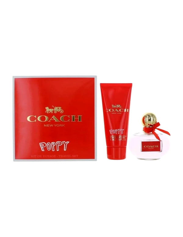 Coach Poppy Eau de Parfum Gift Set 100ml + Body Lotion 100ml – Women – hero product view