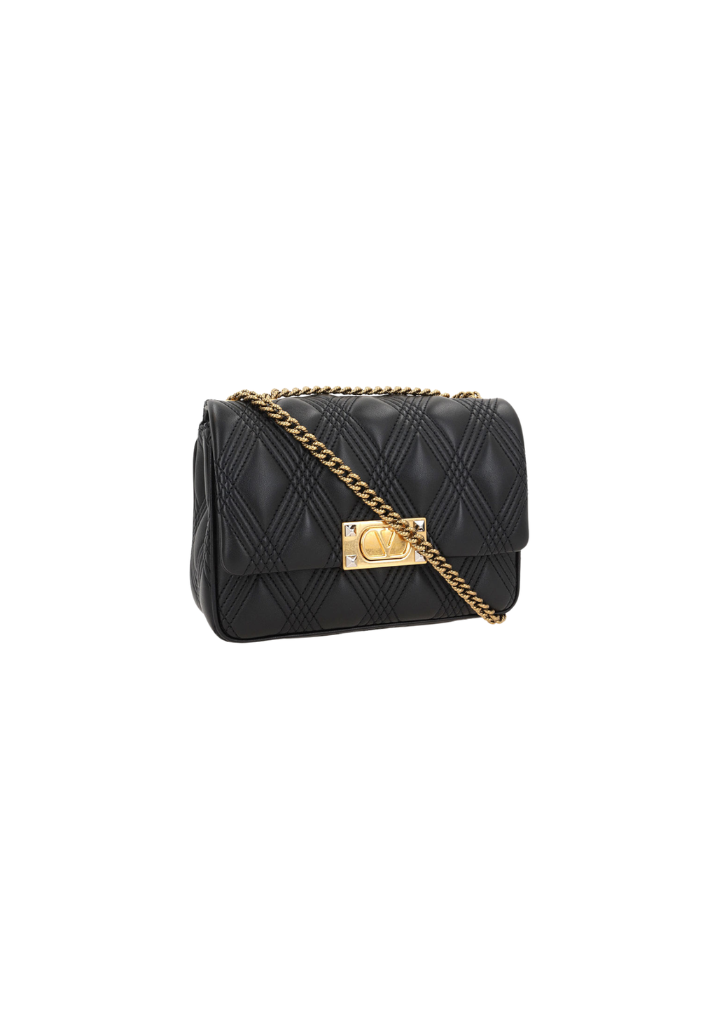 Valentino Garavani Bag Medium – Leather – Black – Women