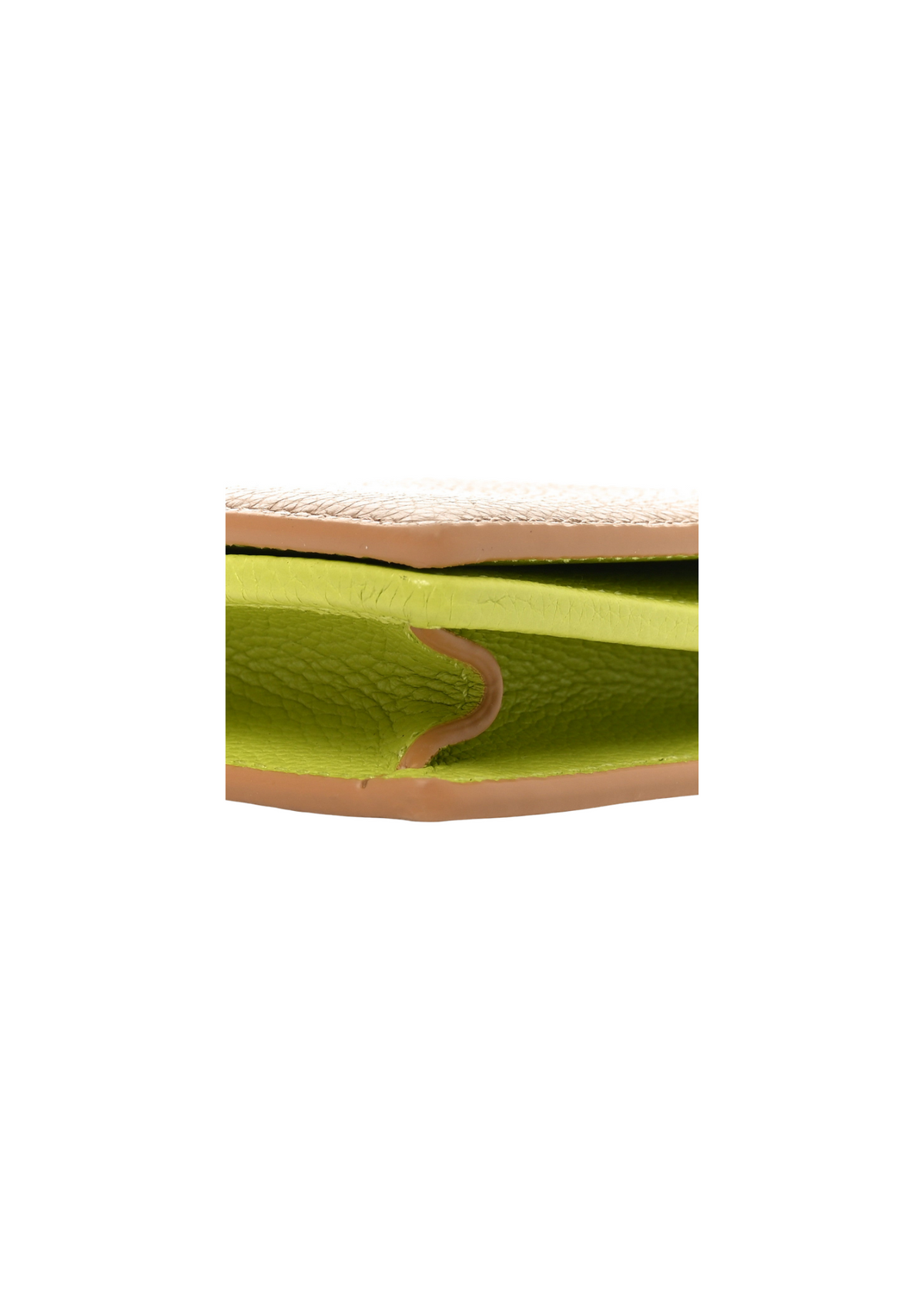 Gucci GG Marmont Bi-Color Wallet on Chain – Lime/Tan – Women