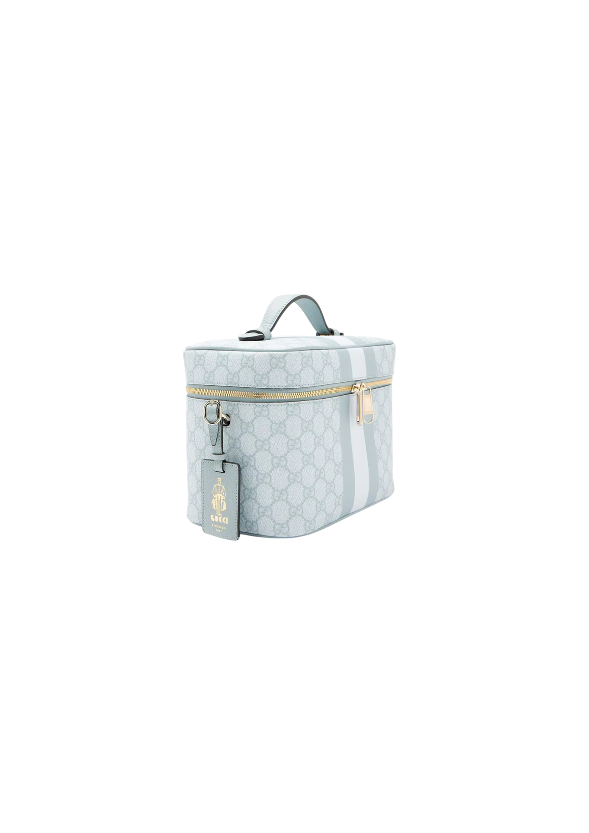 Gucci Ophidia Canvas Make Up Storage Bag – Light Blue – Women