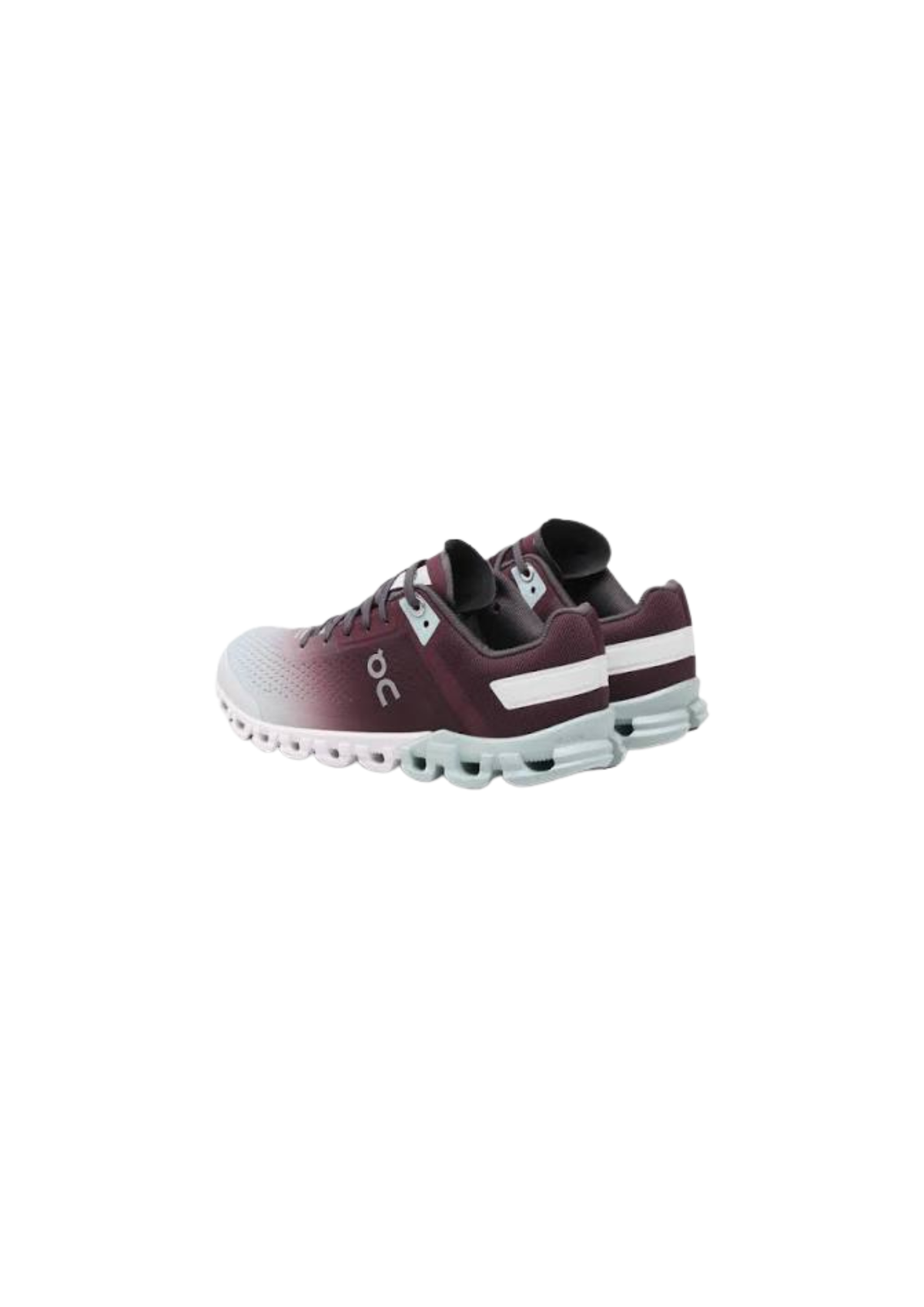 On Women's Women Cloudflow Sport Shoes – Mulberry / Mineral Mesh