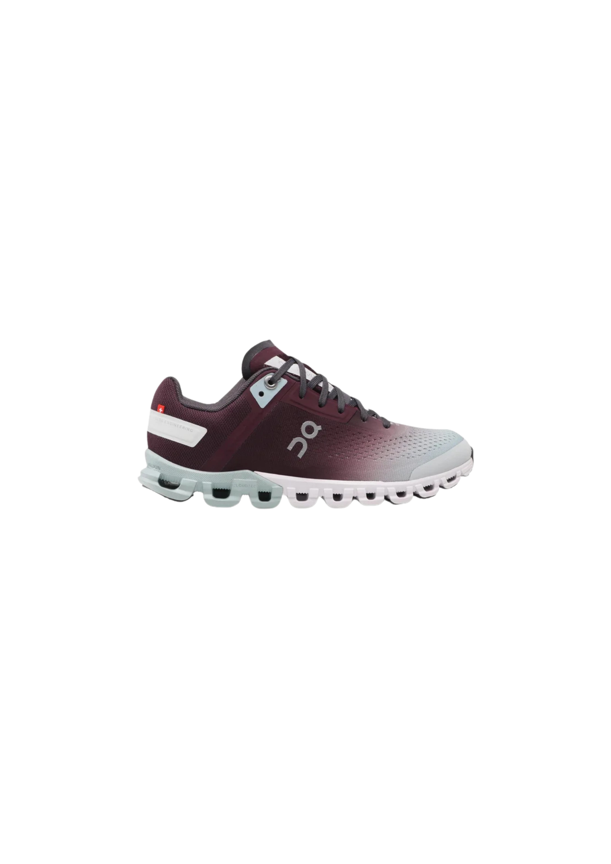 On Women's Women Cloudflow Sport Shoes – Mulberry / Mineral Mesh