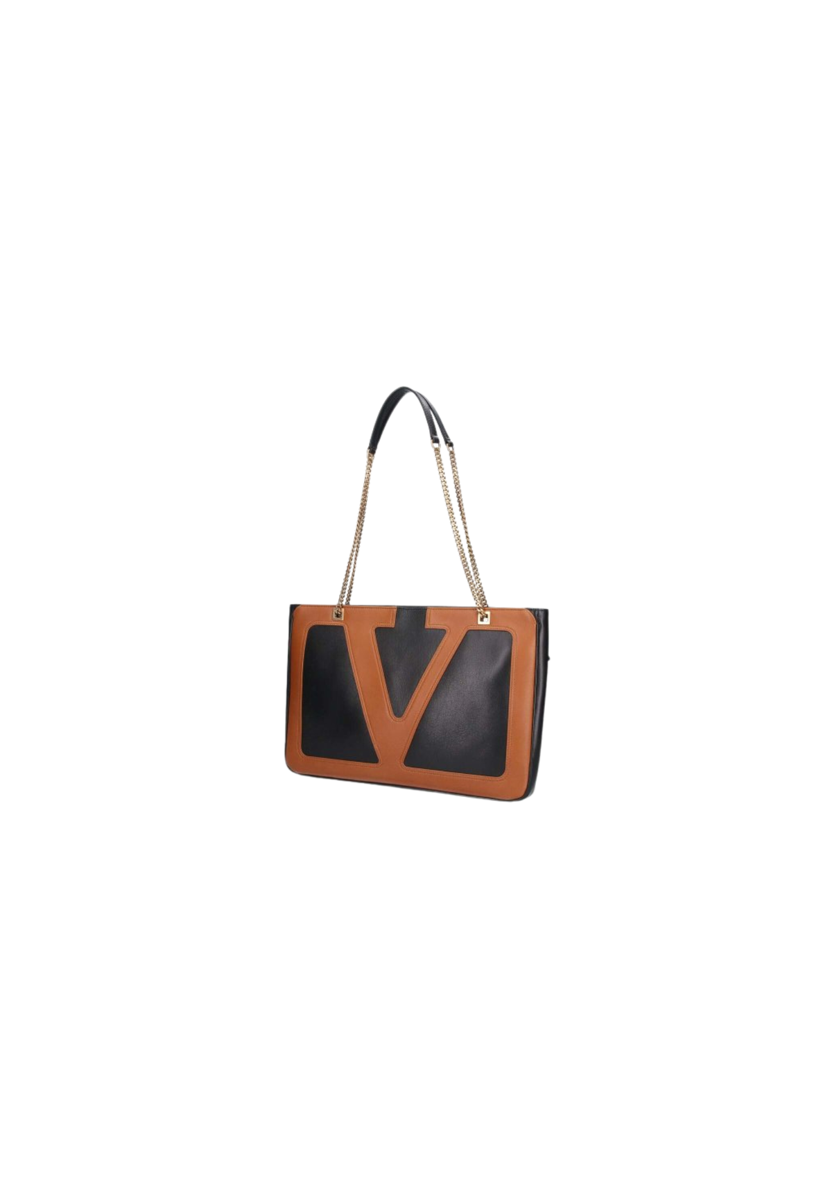 Valentino Garavani Viva Superstar Tote Large – Leather – Black/Brown – Women