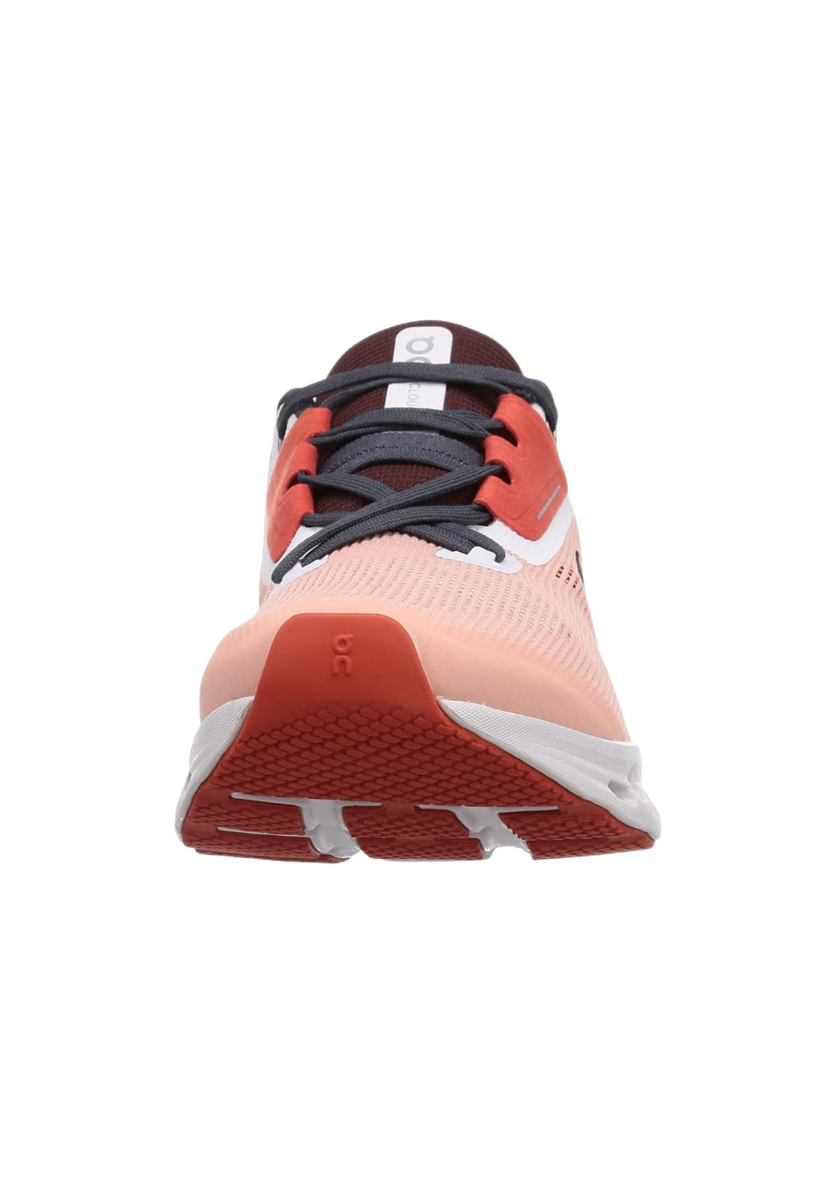 On Women's Women Cloudstratus Sport Shoes – Rose / Red Mesh
