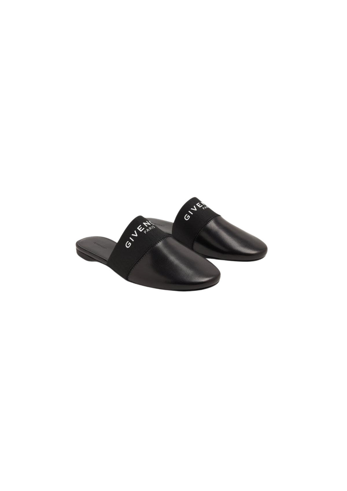 Givenchy Women's GIVENCHY Women Bedford Flat Mules Slides Slide Sandals – Black Rubber