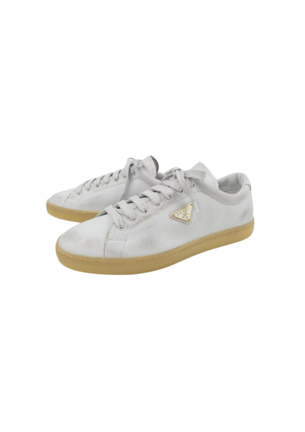 Prada Men's Prada Vit Deco 2 Sneaker Sneakers – White Rubber