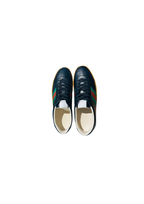 Gucci Men's Web Leather Low-Top Sneakers – Black and Multicolour