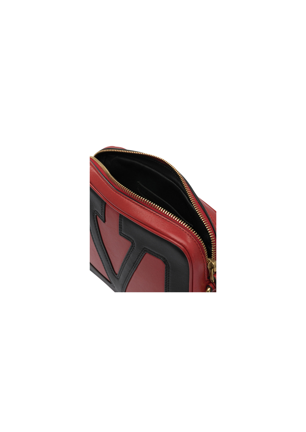 Valentino Garavani Viva Superstar Viva Small Crossbody Bag – Leather – Red/Black – Women