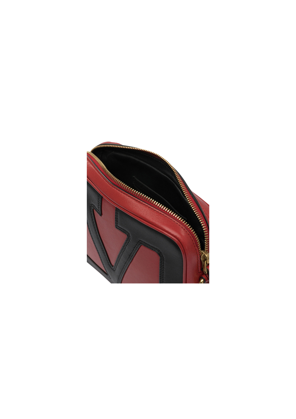 Valentino Garavani Viva Superstar Viva Small Crossbody Bag – Leather – Red/Black – Women