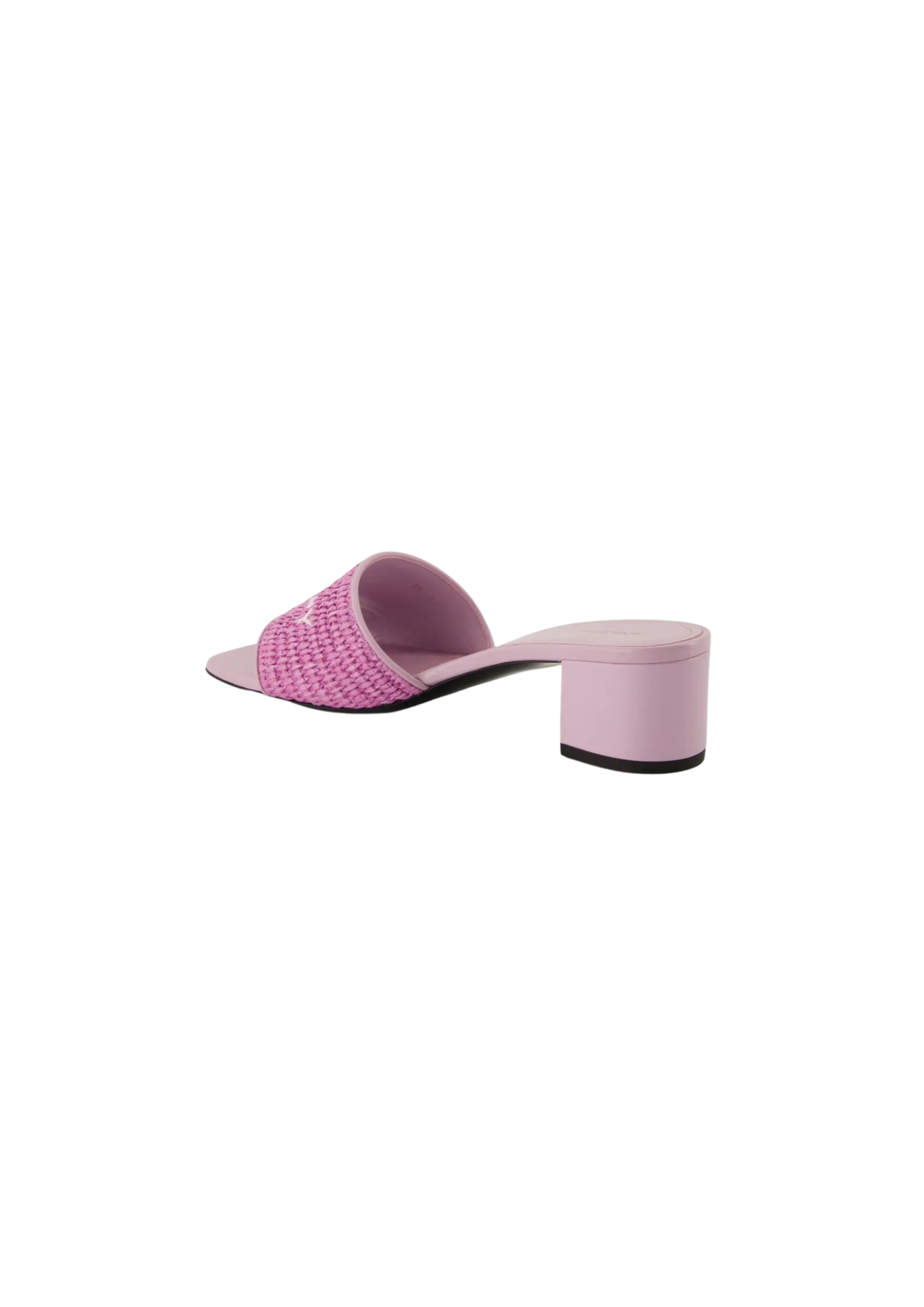 Givenchy Women's GIVENCHY LOGO EMBROIDERED WOVEN SLIP-ON MULES Footwear – Orchid Purple Rubber