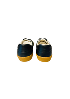 Gucci Men's Web Leather Low-Top Sneakers – Black and Multicolour