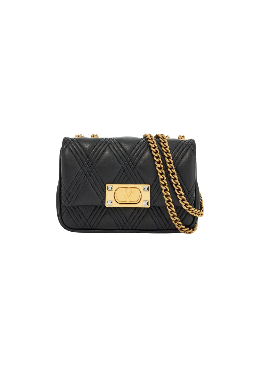 Valentino Garavani Bag Medium – Leather – Black – Women