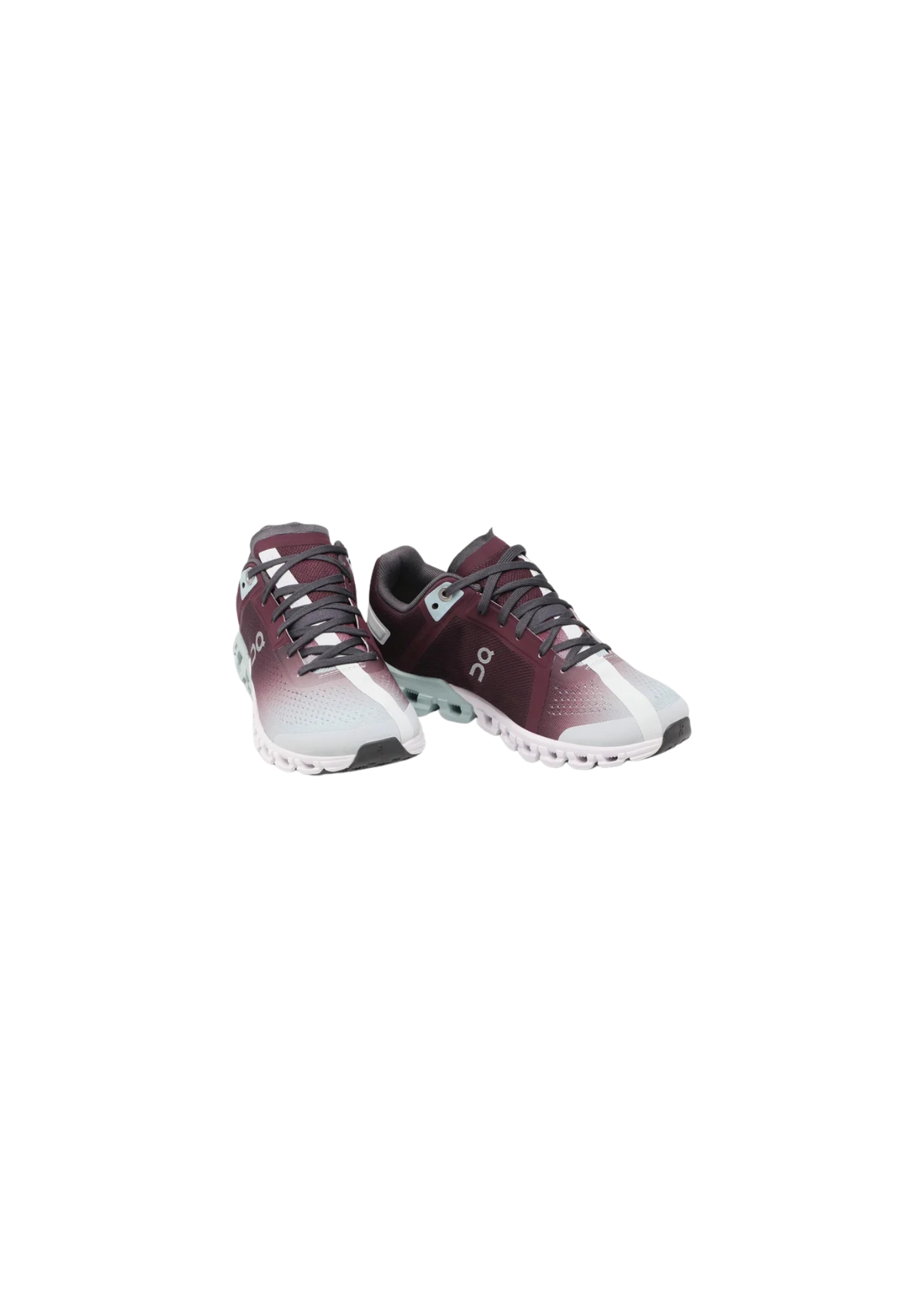 On Women's Women Cloudflow Sport Shoes – Mulberry / Mineral Mesh