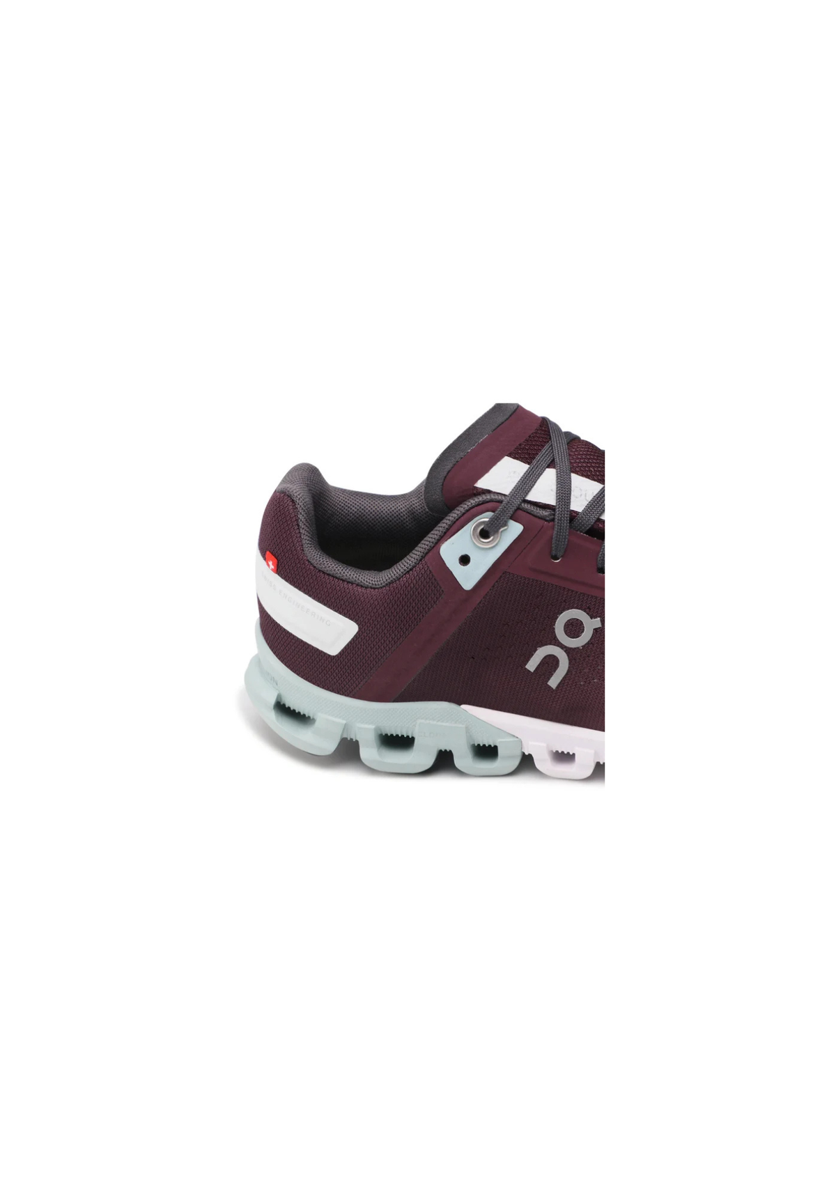 On Women's Women Cloudflow Sport Shoes – Mulberry / Mineral Mesh