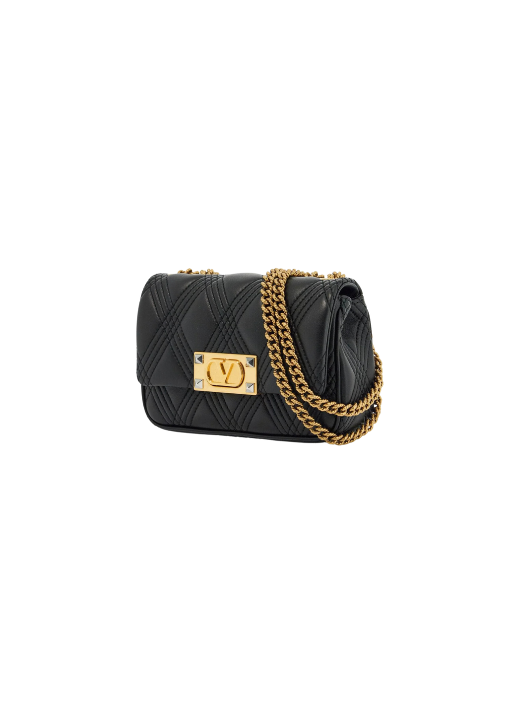 Valentino Garavani Bag Medium – Leather – Black – Women