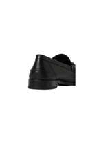 Fendi Men's O'Lock Leather Loafers – Black with Gold-Tone Hardware
