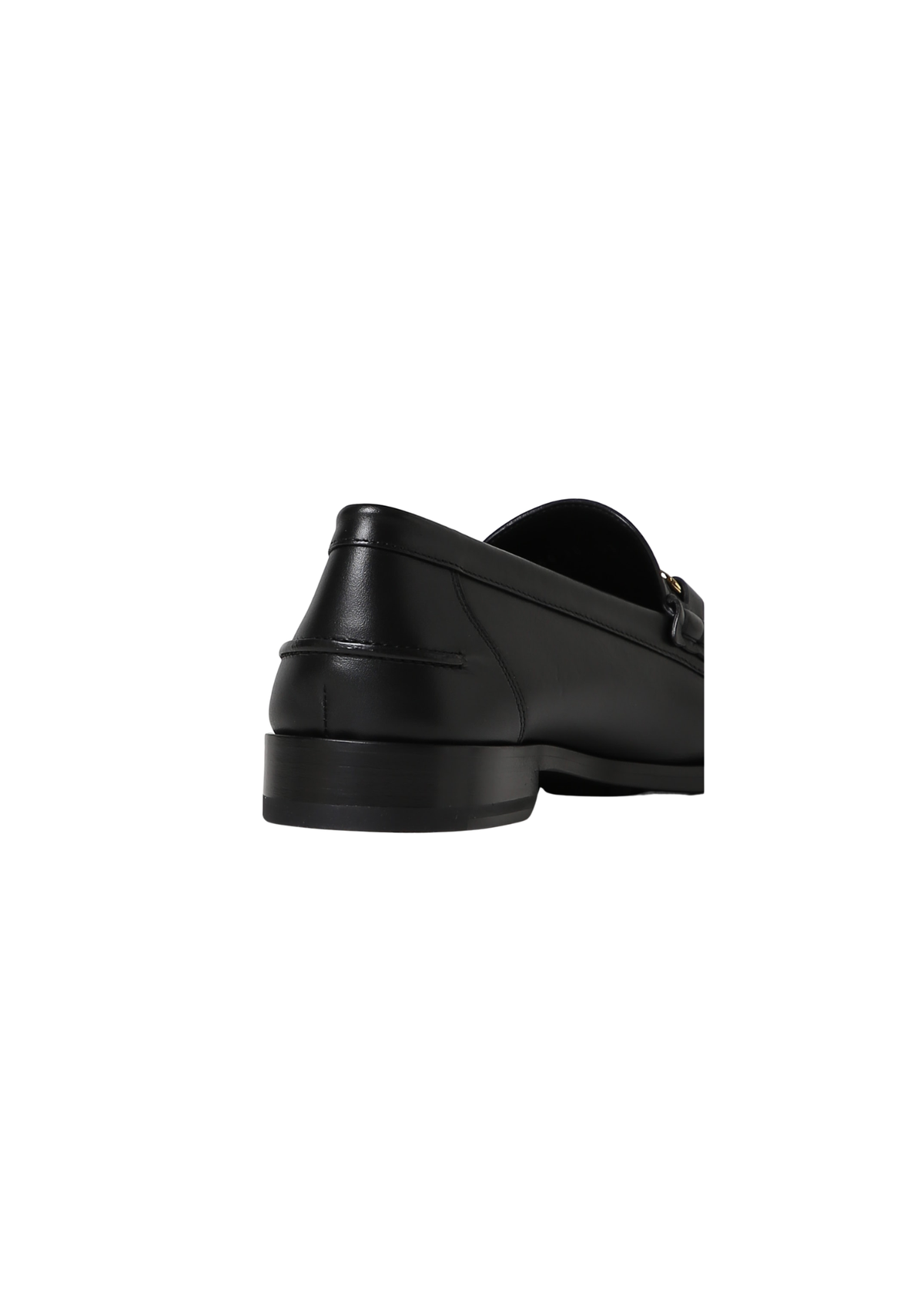 Fendi Men's O'Lock Leather Loafers – Black with Gold-Tone Hardware