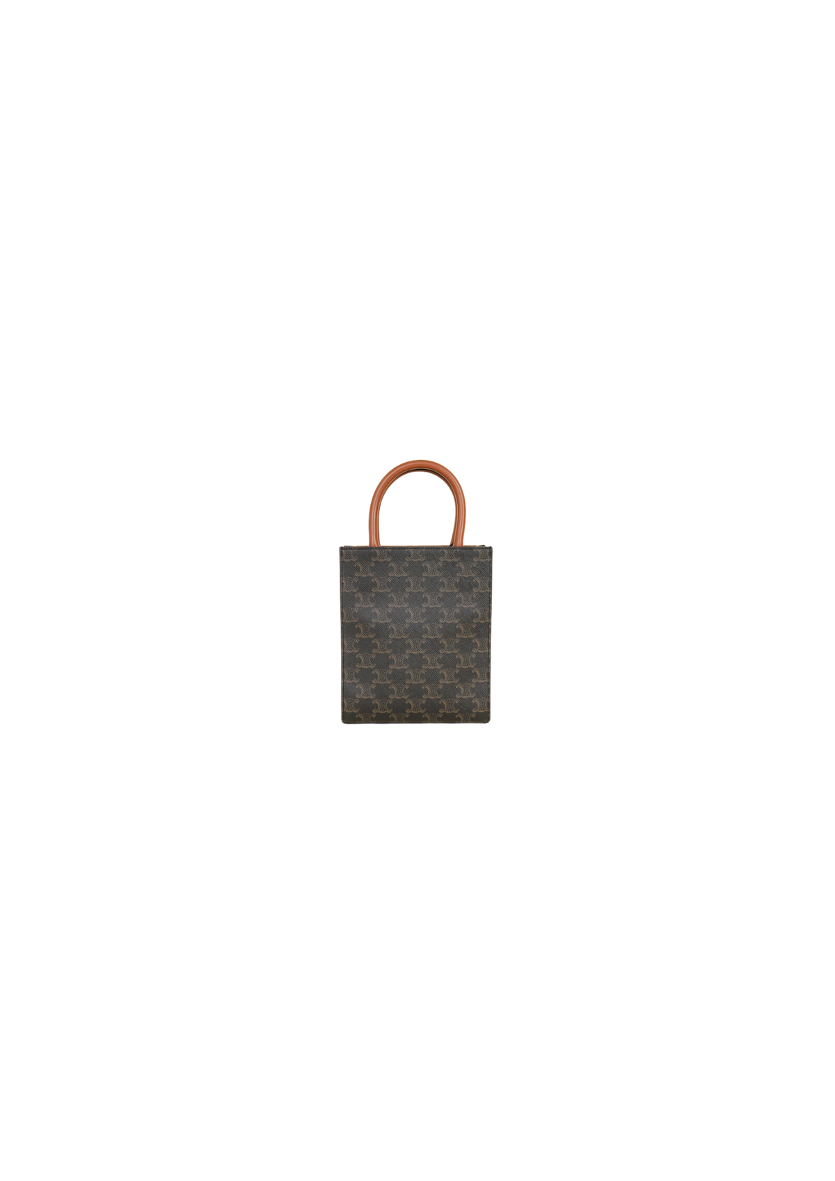 Celine Vertical Cabas Mini Tote UNI – Canvas – BLK/BRN/MLT – Women
