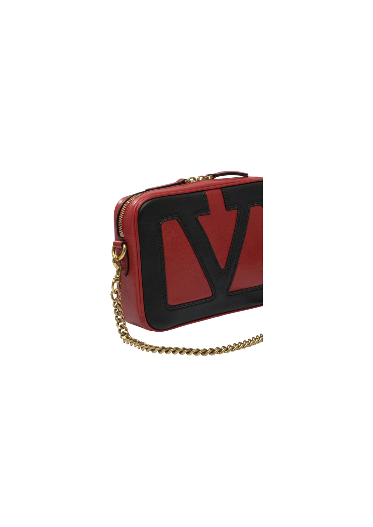 Valentino Garavani Viva Superstar Viva Small Crossbody Bag – Leather – Red/Black – Women