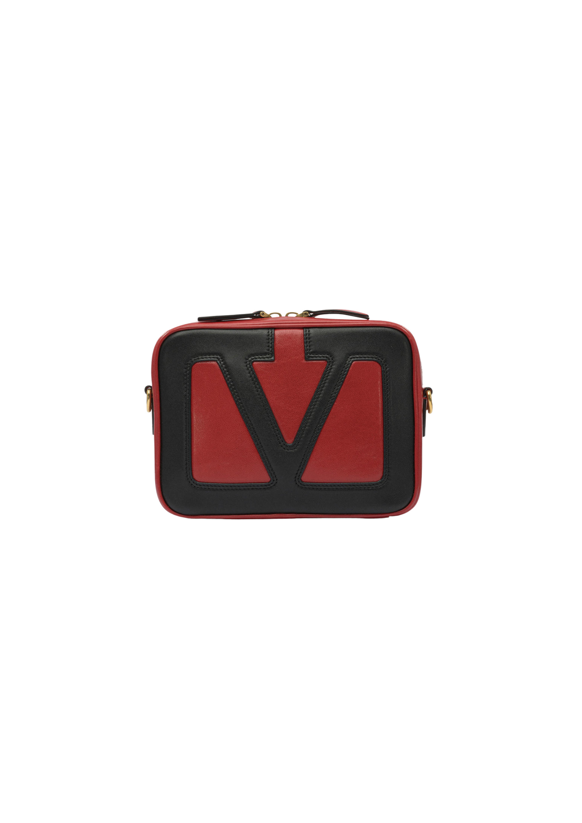 Valentino Garavani Viva Superstar Viva Small Crossbody Bag – Leather – Red/Black – Women
