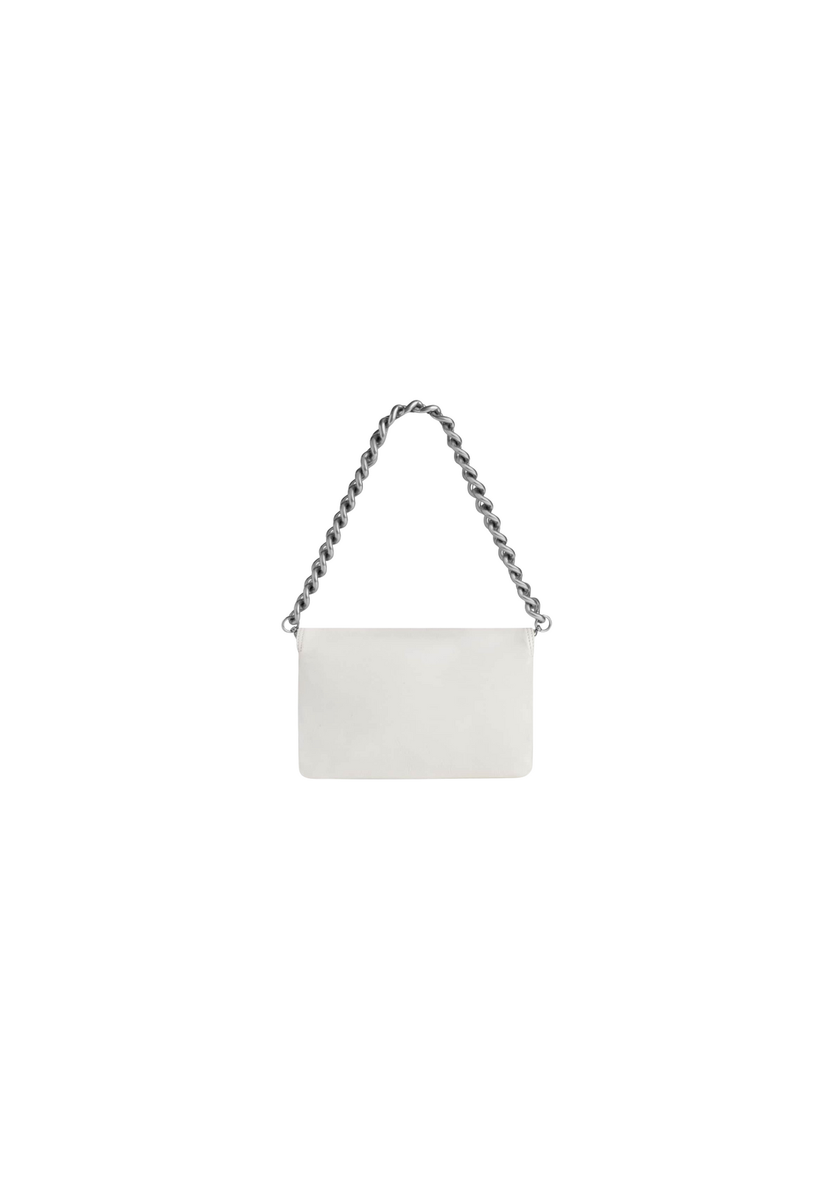 Balenciaga BB Soft Flap Shoulder Bag White Women – Calfskin leather – Women