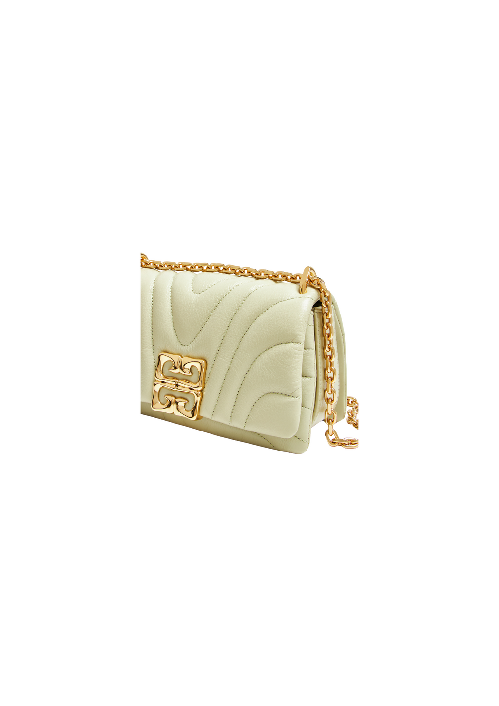 Givenchy 4G Soft Small Chain Bag Medium – Leather – Almond Green – Women