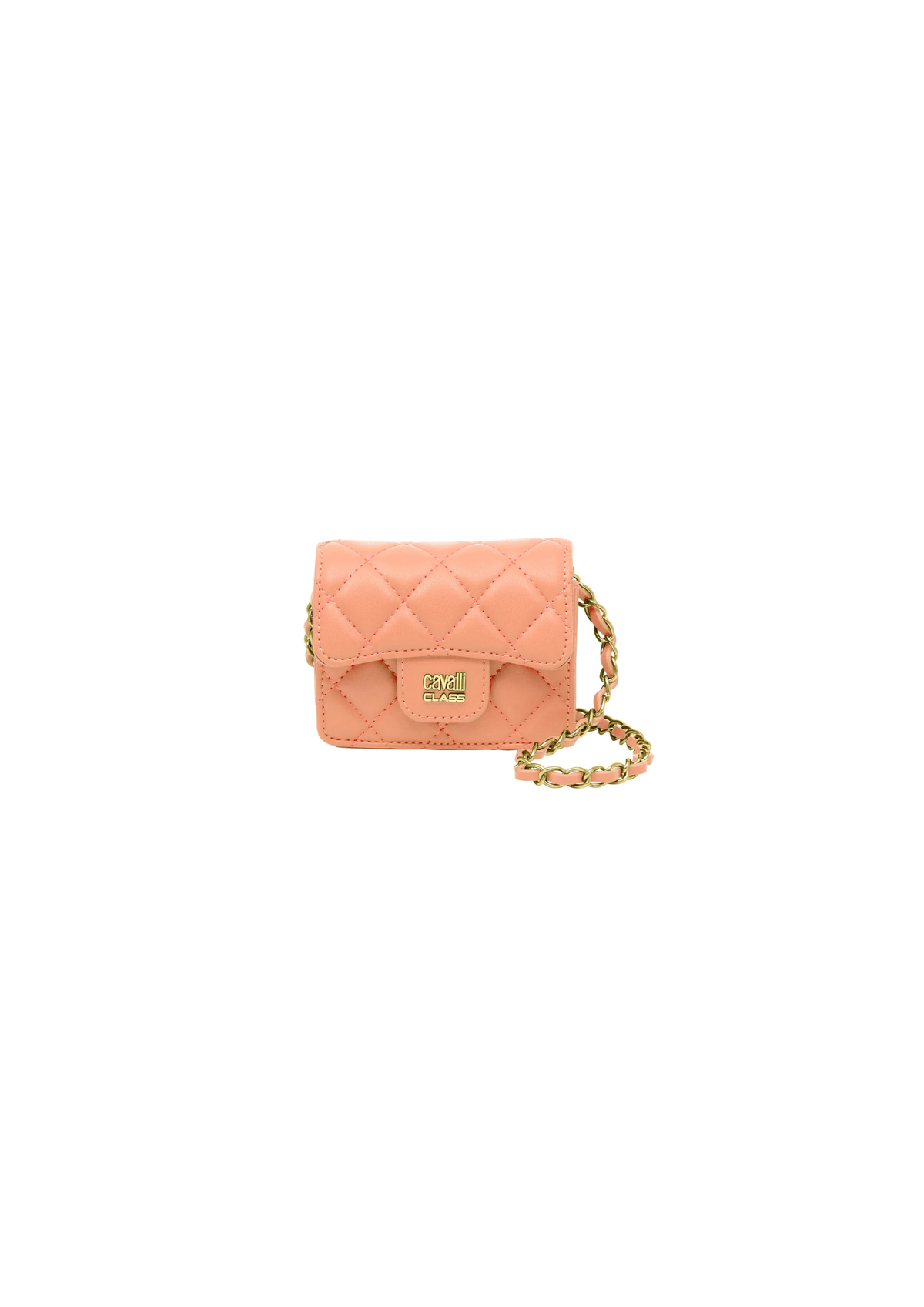 Cavalli Class Crossbody Bag One – Leather – Light Peach – Women