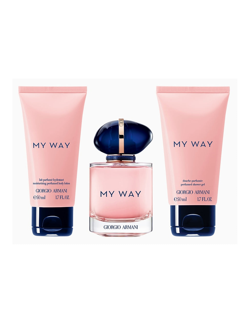 Giorgio Armani My Way Gift Set Eau de Parfum 50ml Refillable + Perfumed Shower Gel 50ml + Moisturizing Perfumed Body Lotion 5