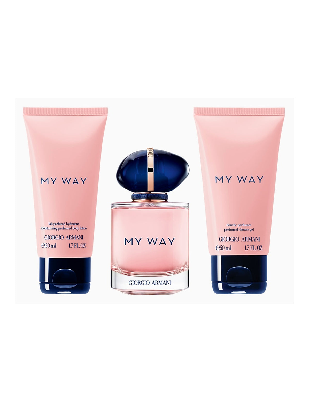 Giorgio Armani My Way Gift Set Eau de Parfum 50ml Refillable + Perfumed Shower Gel 50ml + Moisturizing Perfumed Body Lotion 5