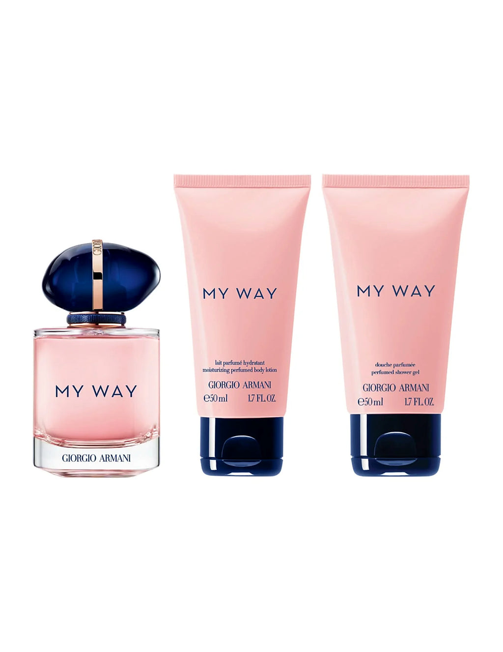 Giorgio Armani My Way Gift Set Eau de Parfum 50ml Refillable + Perfumed Shower Gel 50ml + Moisturizing Perfumed Body Lotion 5